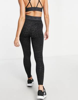 adidas leopard black