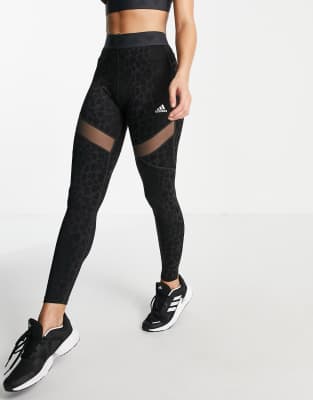 adidas leopard black