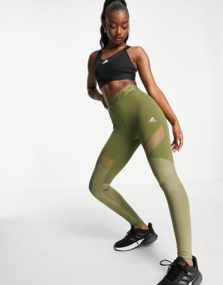 khaki leggings adidas