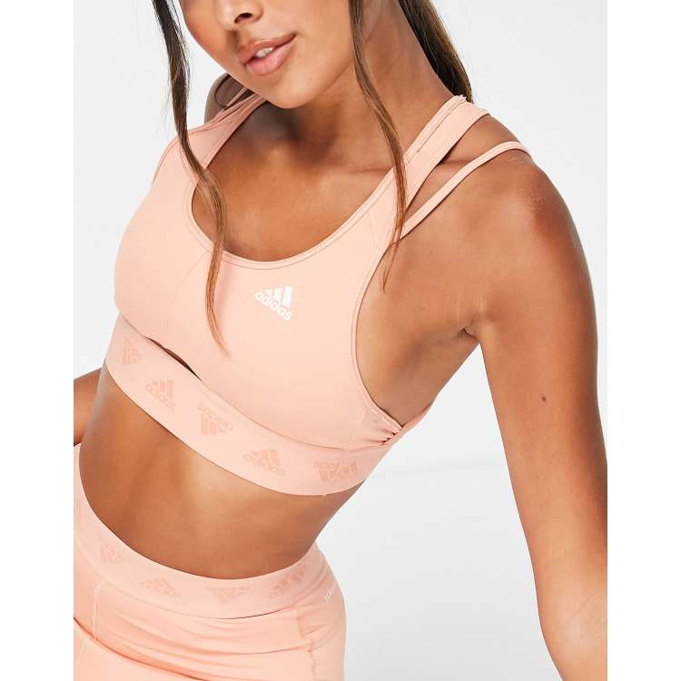 Blush pink 2024 sports bra