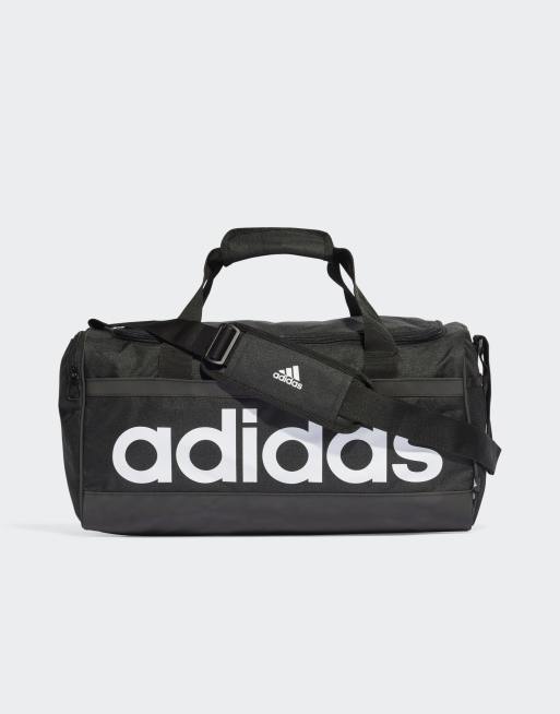 adidas mid training linear duffle bag in black