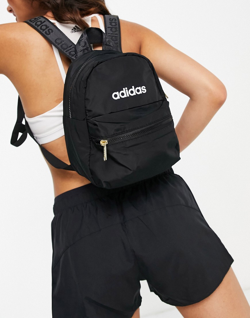 Adidas Originals Adidas Training Linear Ii Mini Backpack In Black
