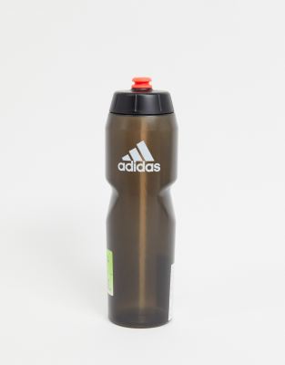 adidas performance adidas Training logo 750ml water bottle in black