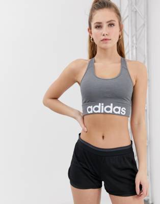 adidas logo bra