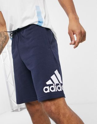 adidas Training logo shorts in navy