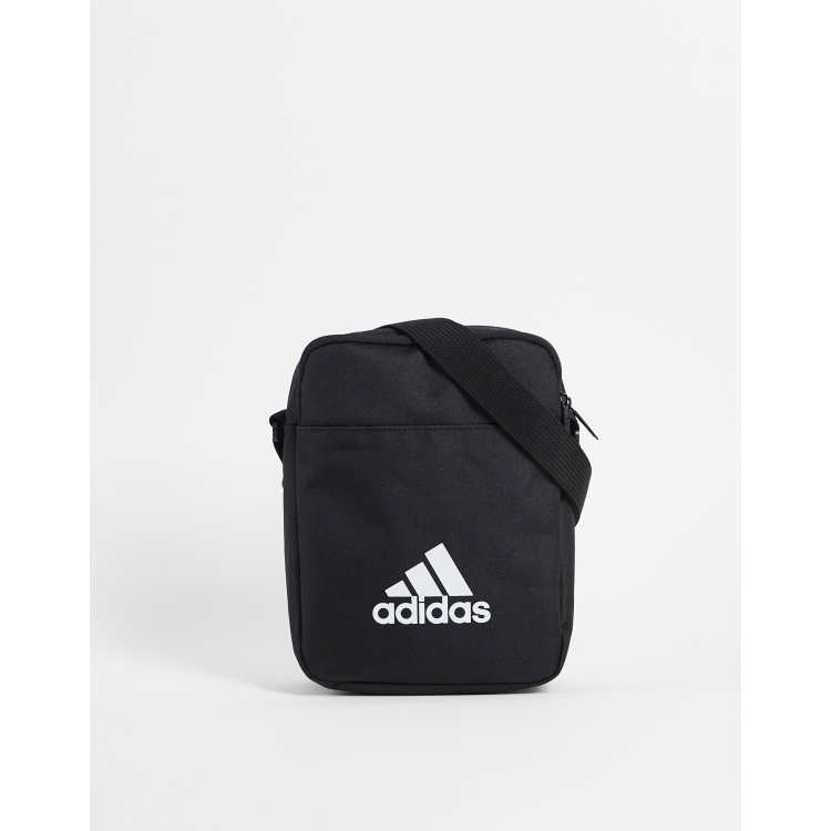 adidas Training logo side bag in black