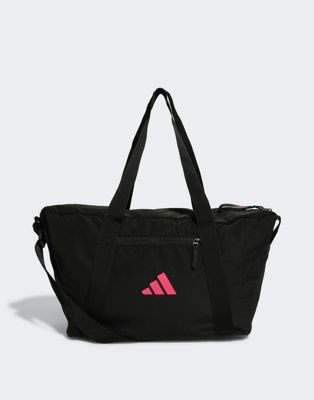 adidas Training logo tote bag in black