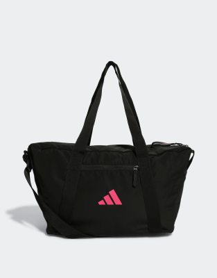 adidas Training logo tote bag in black