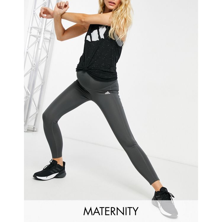 adidas Training maternity 7/8 legging in grey