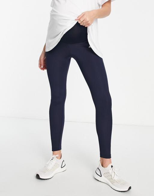 adidas Training Maternity 7/8 leggings in navy