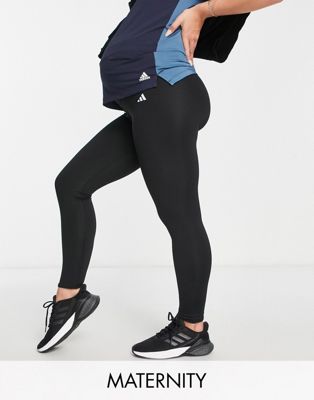 adidas Training Maternity leggings in black - ASOS Price Checker