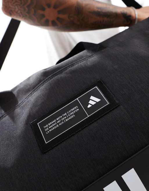 adidas Training medium duffle bag in black ASOS