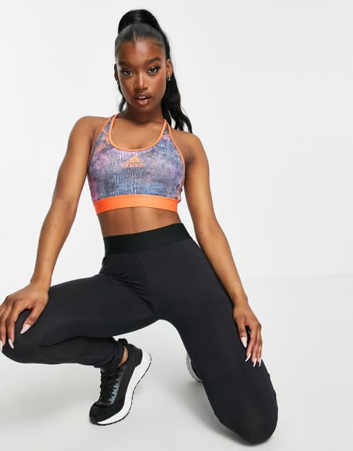 Adidas sports bra hot sale and leggings set