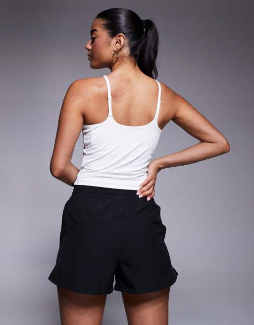 adidas Training – Optime – Biały top na ramiączkach, 3 z 4