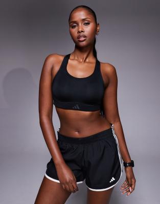 adidas Training - Optime - Brassière de sport maintien renforcé - Noir