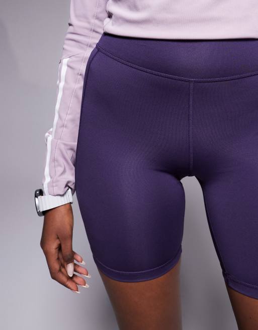 adidas Training Optime essentials 7" shorts in dark purple, 4 of 5