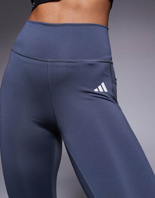 adidas Training Optime Essentials full length leggings in onix