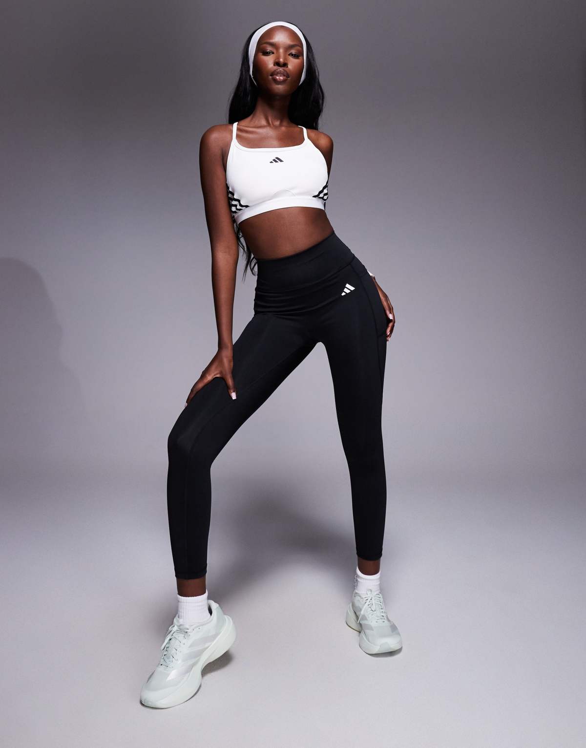 adidas Training Optime essentials no seam leggings in black