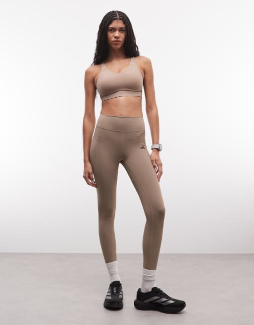 adidas - Training - Optime Essentials - Sneakers met stevige ondersteuning in krijtbruin, 3 van 4