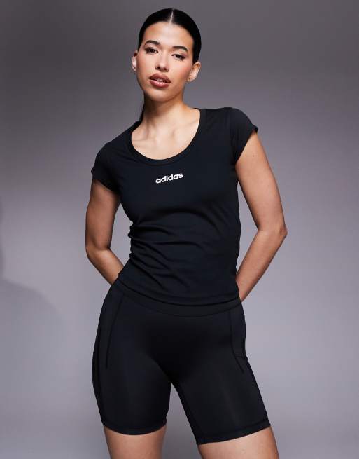 adidas Training - Optime - Short moulant à 3 bandes - Noir, 3 de 5