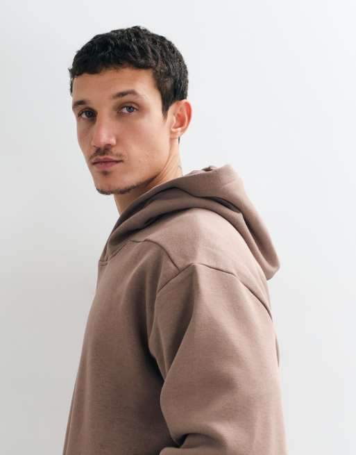 adidas Training oversized hoodie met print op de achterkant in kaki, 4 van 5
