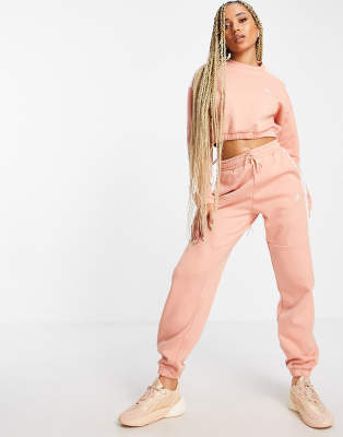 blush pink joggers