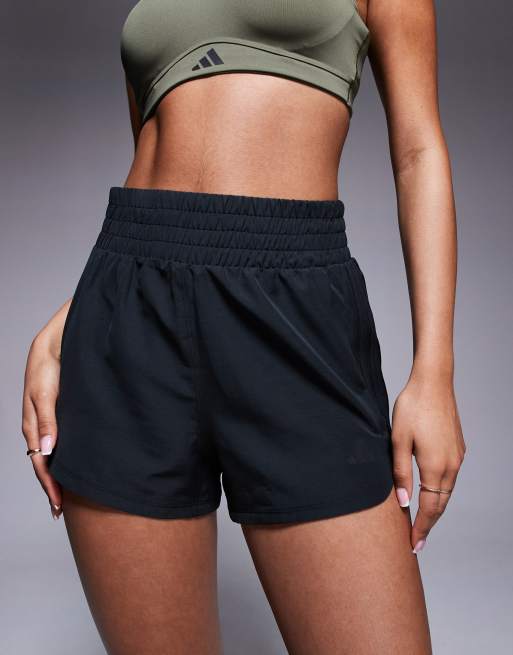 adidas - Training - Pacer - 3" lange short met hoge taille in zwart, 3 van 5
