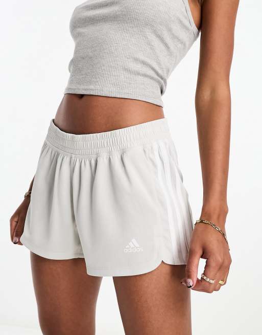 Women's Pacer 3-Stripes Woven Heather Short from adidas