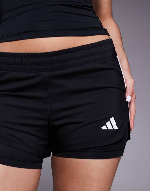 adidas Training – Pacer – Czarne szorty 2 w 1, 5 z 5