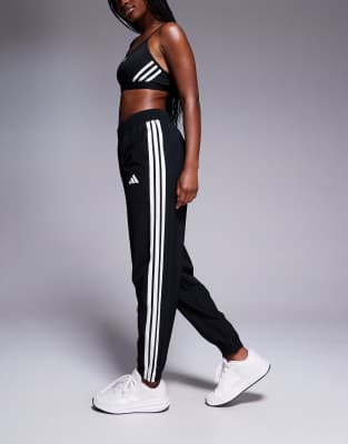 adidas Training - Pantalon de jogging à 3 bandes - Noir