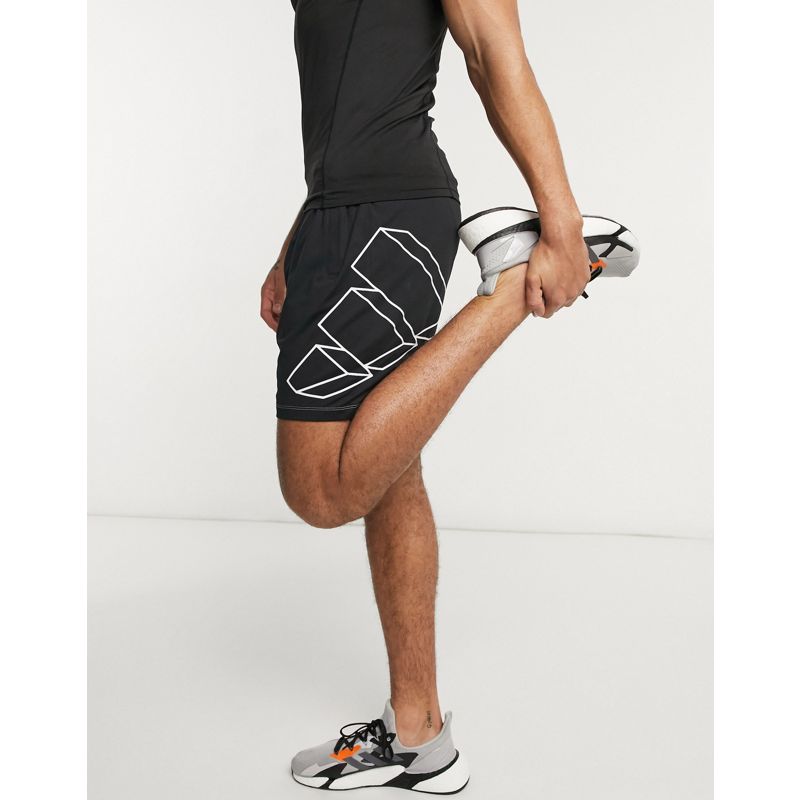 Activewear Uomo adidas Training - Pantaloncini con logo neri