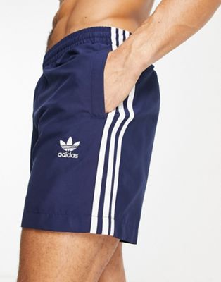 adidas Training swim shorts in navy and white - ASOS Price Checker