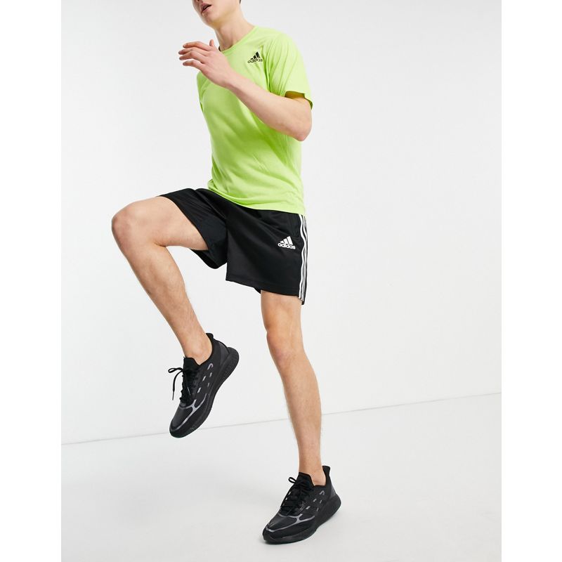 NTwWl Activewear adidas Training - Pantaloncini neri con 3 strisce