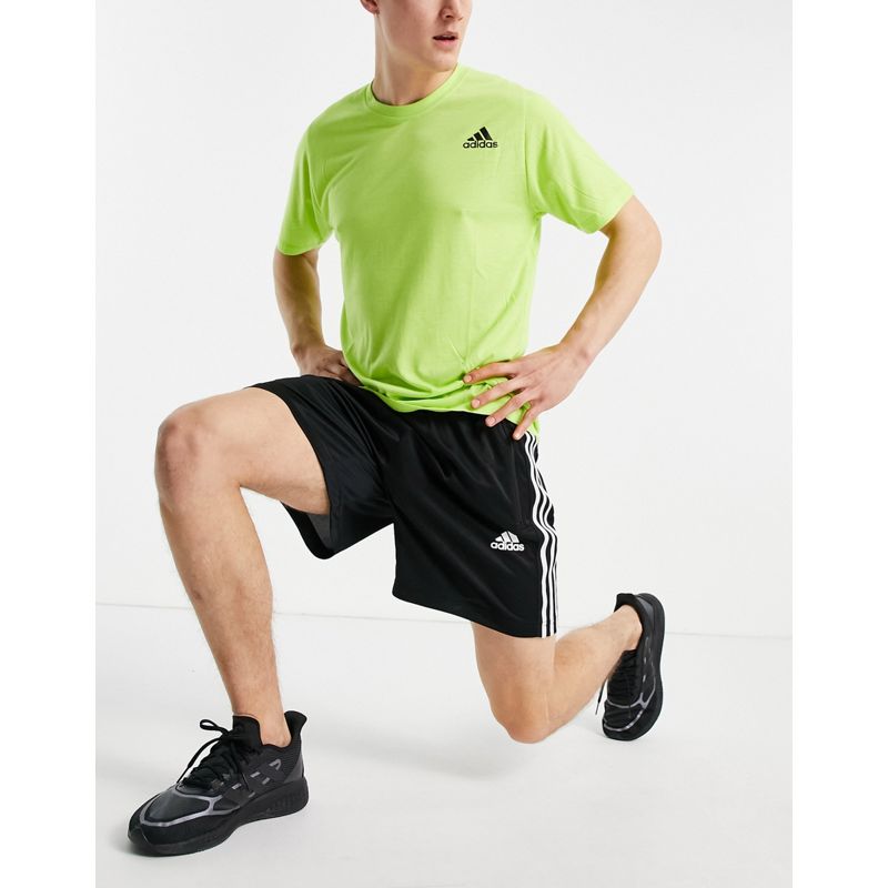 NTwWl Activewear adidas Training - Pantaloncini neri con 3 strisce