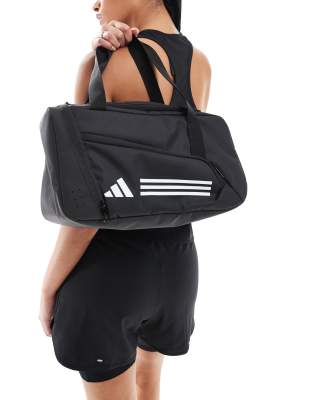 adidas Training - Petit sac polochon - Noir et blanc