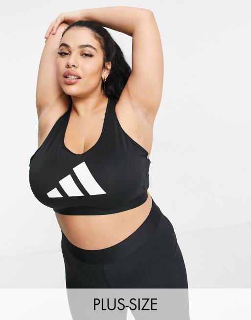 adidas Running Medium-Support Bra - Black, Women's Training