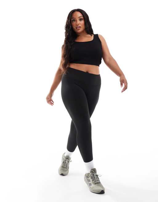 adidas - Training Plus - 7/8e legging in zwart