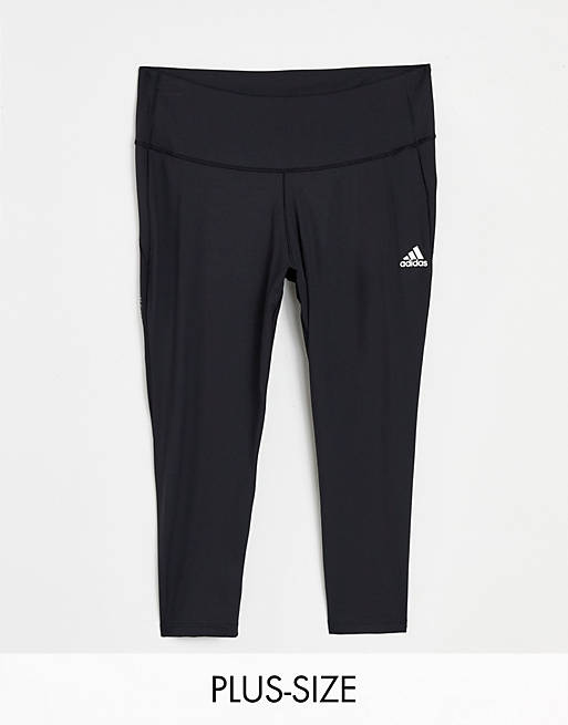 adidas Training Plus Heatready leggings in black
