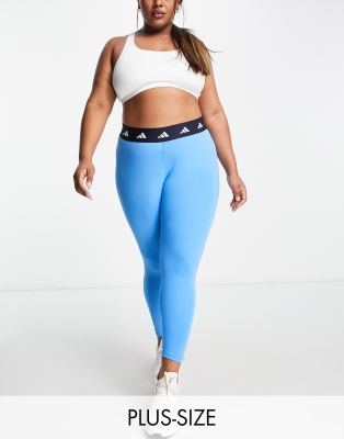 Techfit training leggings, blue, Adidas Performance