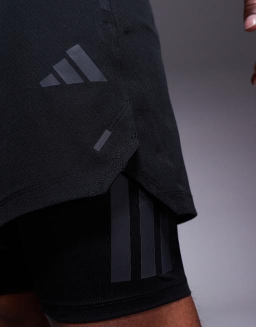 adidas - Training - Power - 2 in 1 short in zwart, 5 van 5