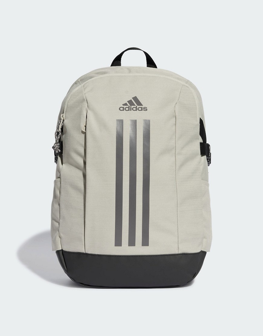 adidas Training power backpack in beige-Neutral