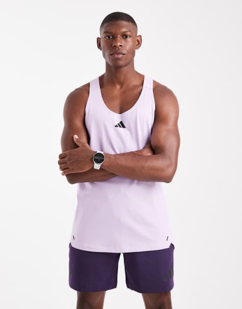 adidas Training - Power - Débardeur - Prune poudré - view 1