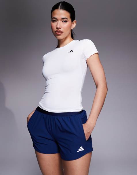 adidas Training - Power Essentials - T-shirt effet rétréci - Blanc - view 1