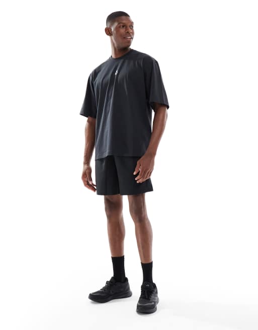 adidas Training Power oversize tee in black , 2 of 5