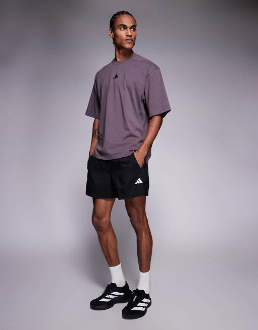 adidas Training Power oversized t-shirt in dark grey, 3 of 6