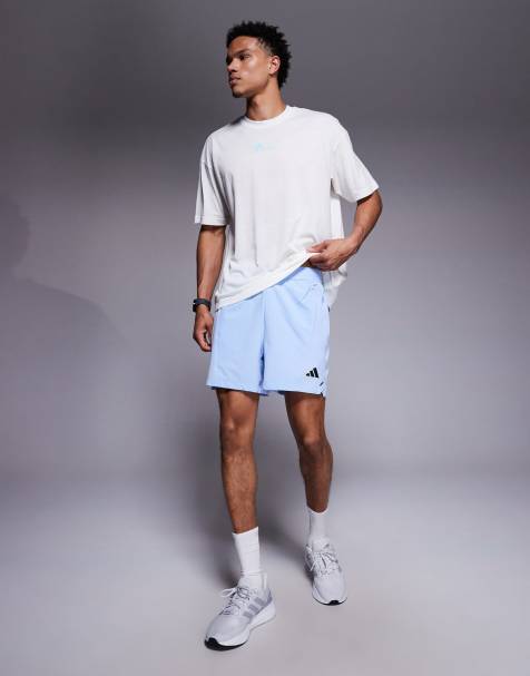 adidas Training Power shorts in blue