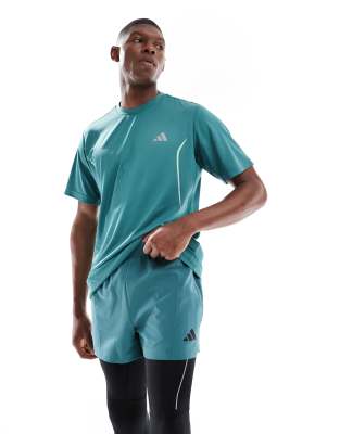 Training - Power - Shorts in Preloved Teal-Blau Blau M 7in