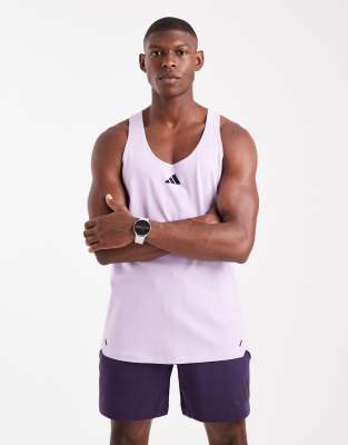 adidas Training Power stringer in powder plum-Purple