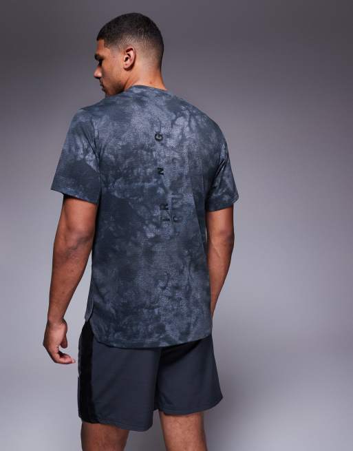 adidas Training – Power – Szaro-czarny T-shirt we wzór, 4 z 4