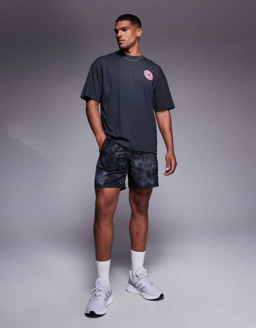 adidas Training – Power – T-Shirt in Schwarz mit Globus-Rückenprint, 4 von 4